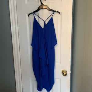 Royal blue dress